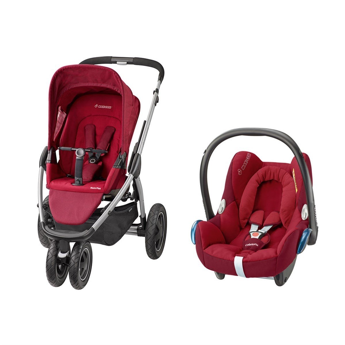 Maxi-Cosi Mura Plus 3 Travel Sistem Bebek Arabası / Robin Red