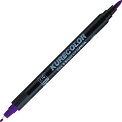 Kurecolor Fine&Brush For Manga Çift Taraflı Kalem N:609 Deep Violet