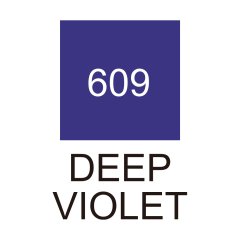 Kurecolor Fine&Brush For Manga Çift Taraflı Kalem N:609 Deep Violet