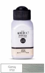 Metalik Akrilik Boya - 75ml - Gümüş - N:3722