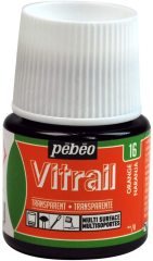 Vitrail Cam Boyası 45ml - 16 Orange