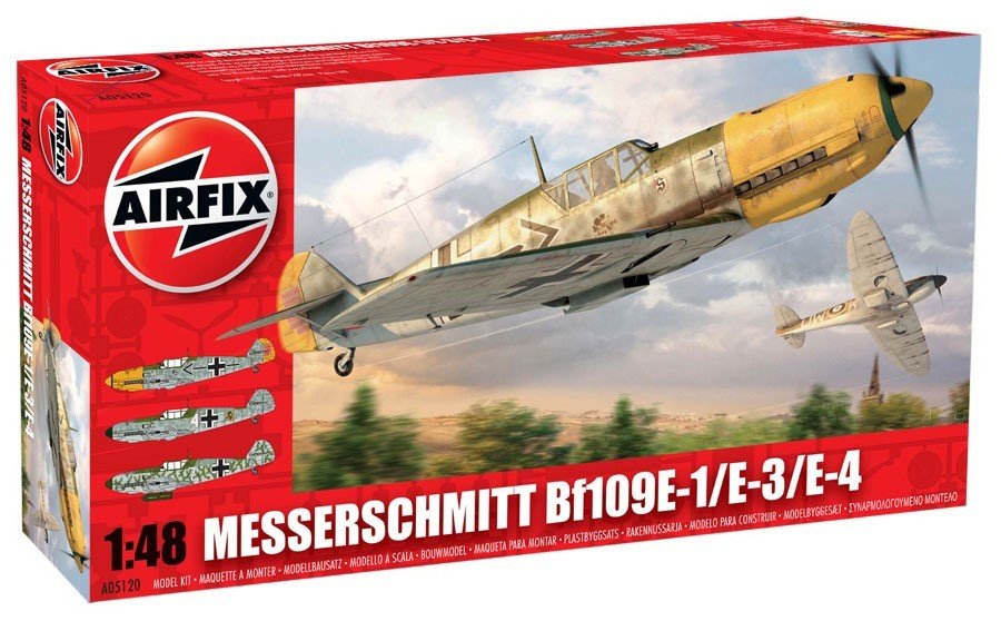 Model Uçak 1:48 Messerschmitt Bf109E-1/E-3/E-4 N:A05120