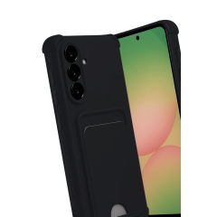 Samsung Galaxy A17 5g Kelvin Kartvizitli Silikon - Siyah