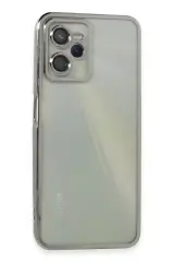 Newface Realme C35 Kılıf Razer Lensli Silikon - Gümüş
