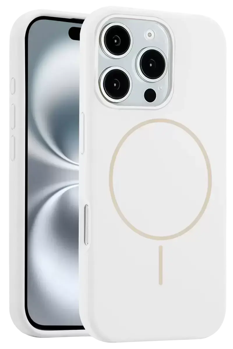Joko Apple İphone 16 Pro Kılıf Jully Magsafe Kapak - Beyaz