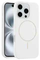 Joko Apple İphone 16 Pro Kılıf Jully Magsafe Kapak - Beyaz