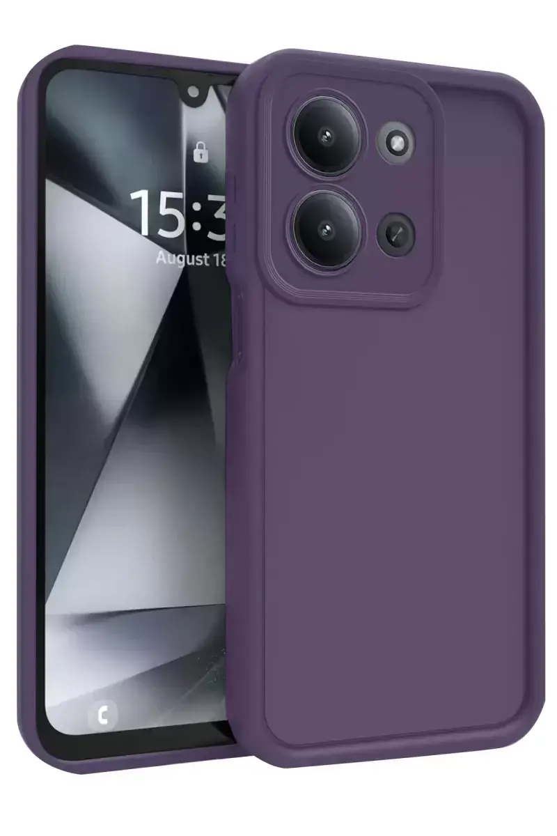 Newface Xiaomi Redmi 15c 4g Viera Silikon - Mürdüm