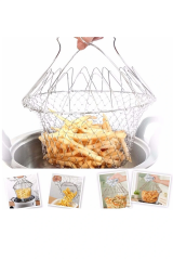 Çok Fonksiyonlu Pratik Süzgeç Katlanır - Kızartma Haşlama Aparatı -chef Basket