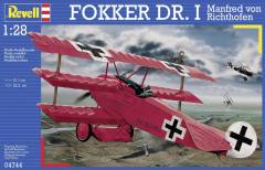 Fokker DR. I Manfred Von Richthofen Model Uçak 1:28 N:4744