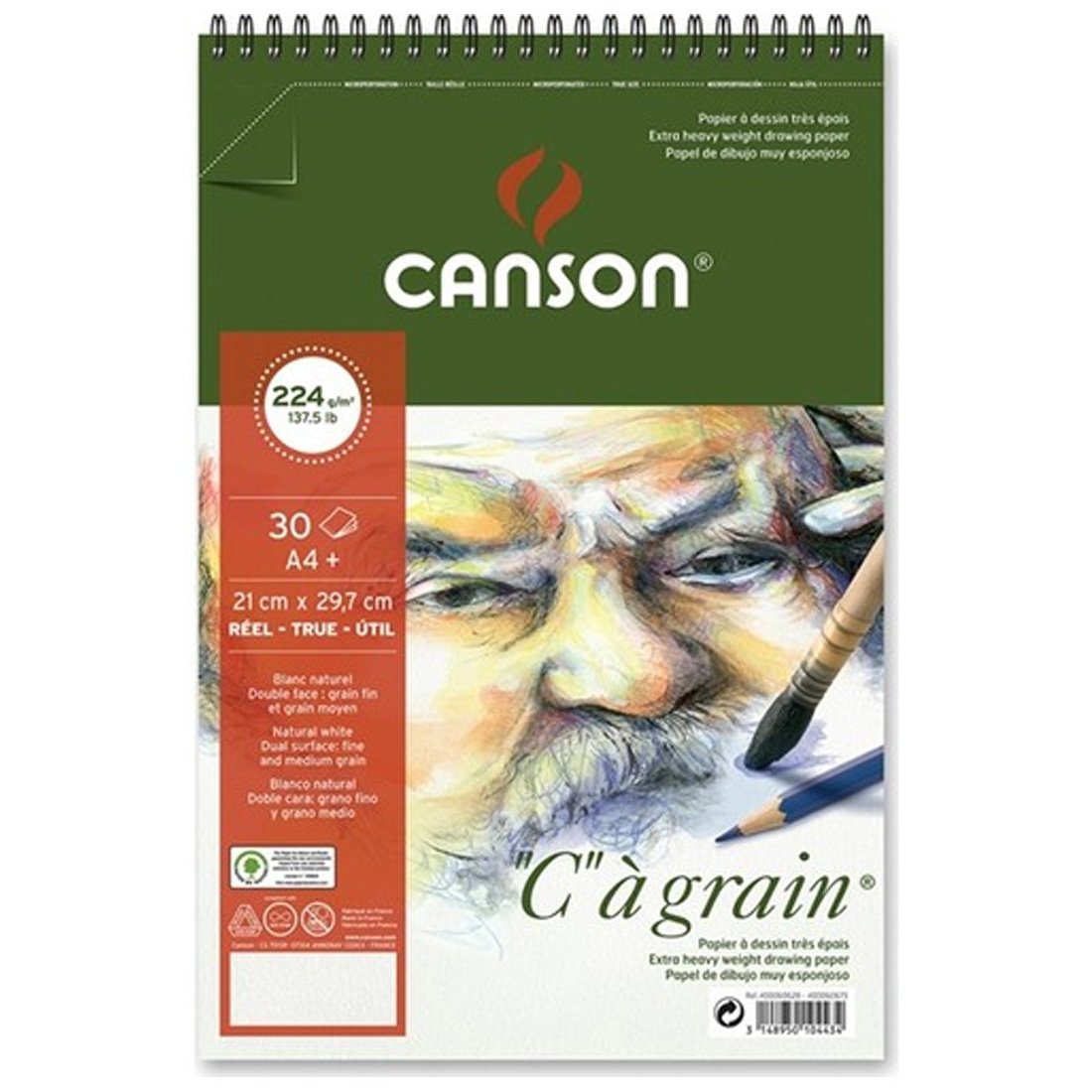 C'a Grain Eskiz Defteri A4 224gr 30 Yaprak