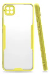 Newface Xiaomi Redmi 9c Kılıf Platin Silikon - Sarı