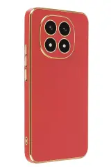 Newface Xiaomi Redmi Note 14 Pro 4g Kılıf Volet Silikon - Kırmızı