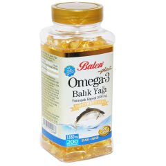 Omega 3 Plus+ Balık Yağı Yumuşak 200 Kapsül