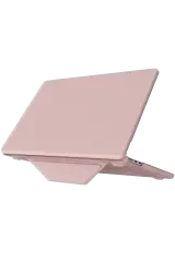 Newface Macbook Pro 14 2021 Macbook Deri Kapak - Pembe
