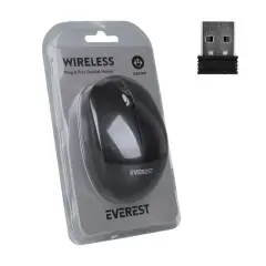 Everest Smw-88 Usb Siyah 1200 Dpı 2.4ghz Kablosuz Mouse