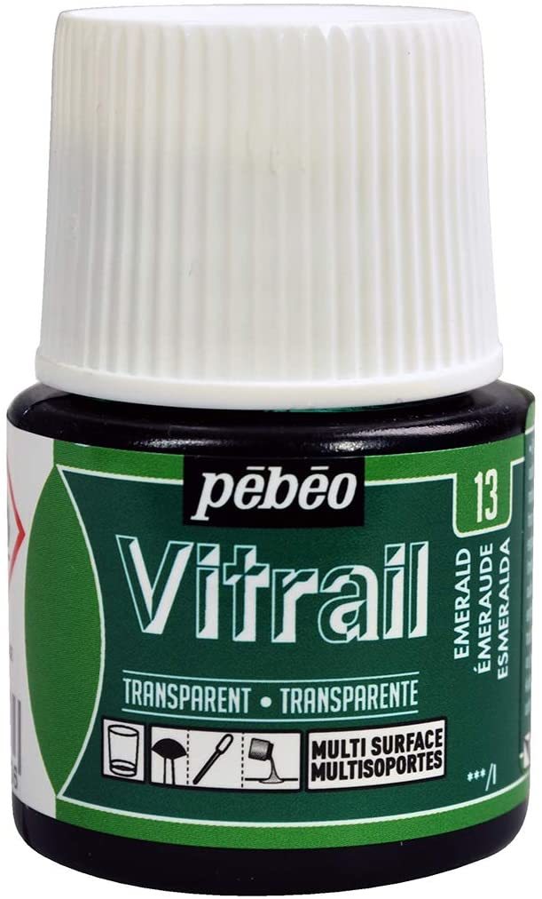 Vitrail Cam Boyası 45ml - 13 Emerald