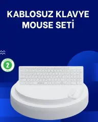 Ofis Ve Ev Kullanımı İçin Kablosuz Klavye Fare Seti - Ergonomik Ve Pratik
