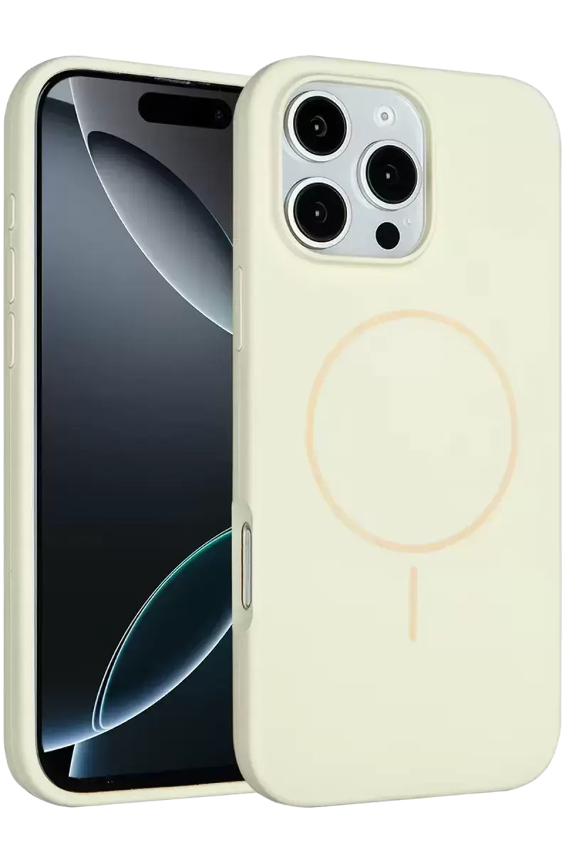 Joko Apple İphone 16 Pro Kılıf Jully Magsafe Kapak - Bej