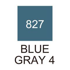 Kurecolor Fine&Brush For Manga Çift Taraflı Kalem N:827 Blue Gray 4