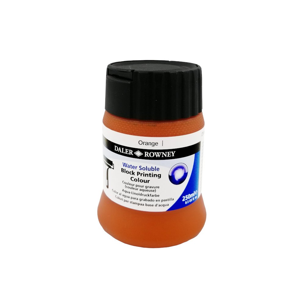 Su Bazlı Linol Baskı Boyası 250ml Orange