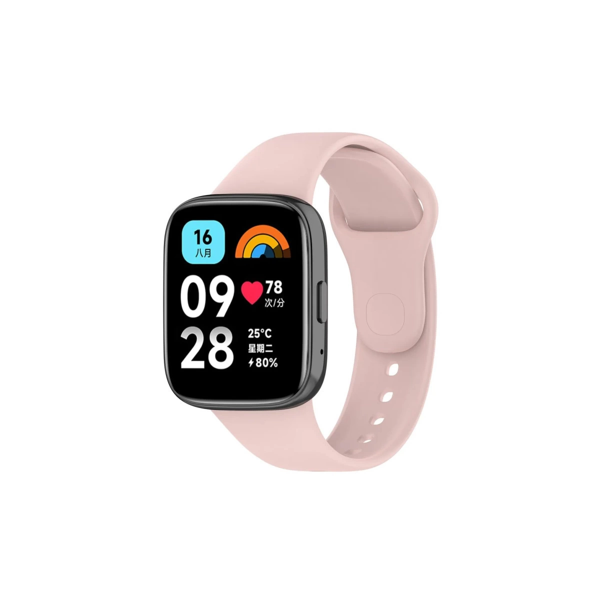 Xiaomi Redmi Watch 3 Active Klasik Kordon - Pudra