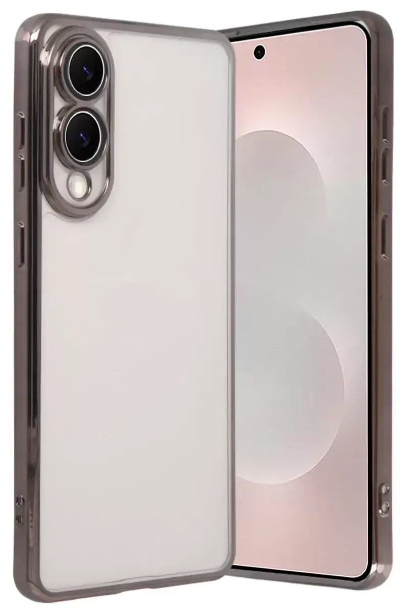 Newface Samsung Galaxy S25 Edge Razer Lensli Silikon - Titan Gri
