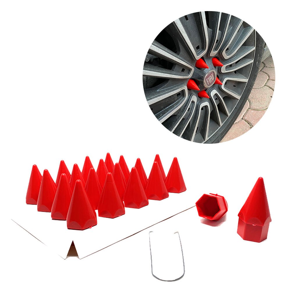 Sivri Mermi Bijon Kapağı Sökme Aparatlı Kırmızı 19mm