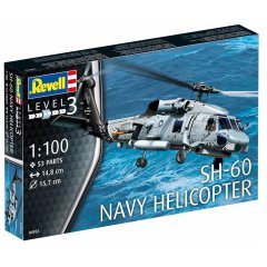 SH-60 Navy Helicopter Model Helikopter 1:100 N:4955