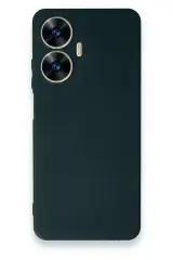 Newface Realme C55 Kılıf First Silikon - Koyu Yeşil
