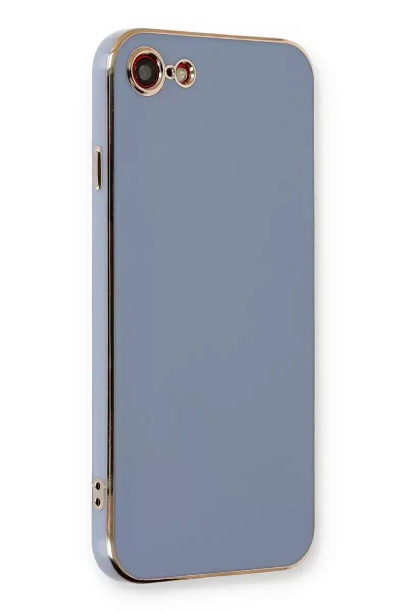 Newface İphone 7 Kılıf Volet Silikon - Mavi