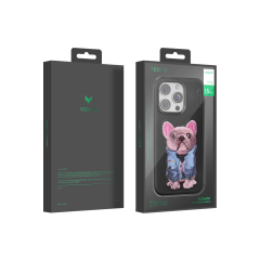 Venco  İphone 11 Cute Desenli Kapak - Siyah