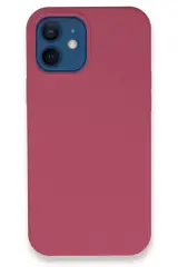 Newface İphone 12 Kılıf Lansman Legant Silikon - Fuşya