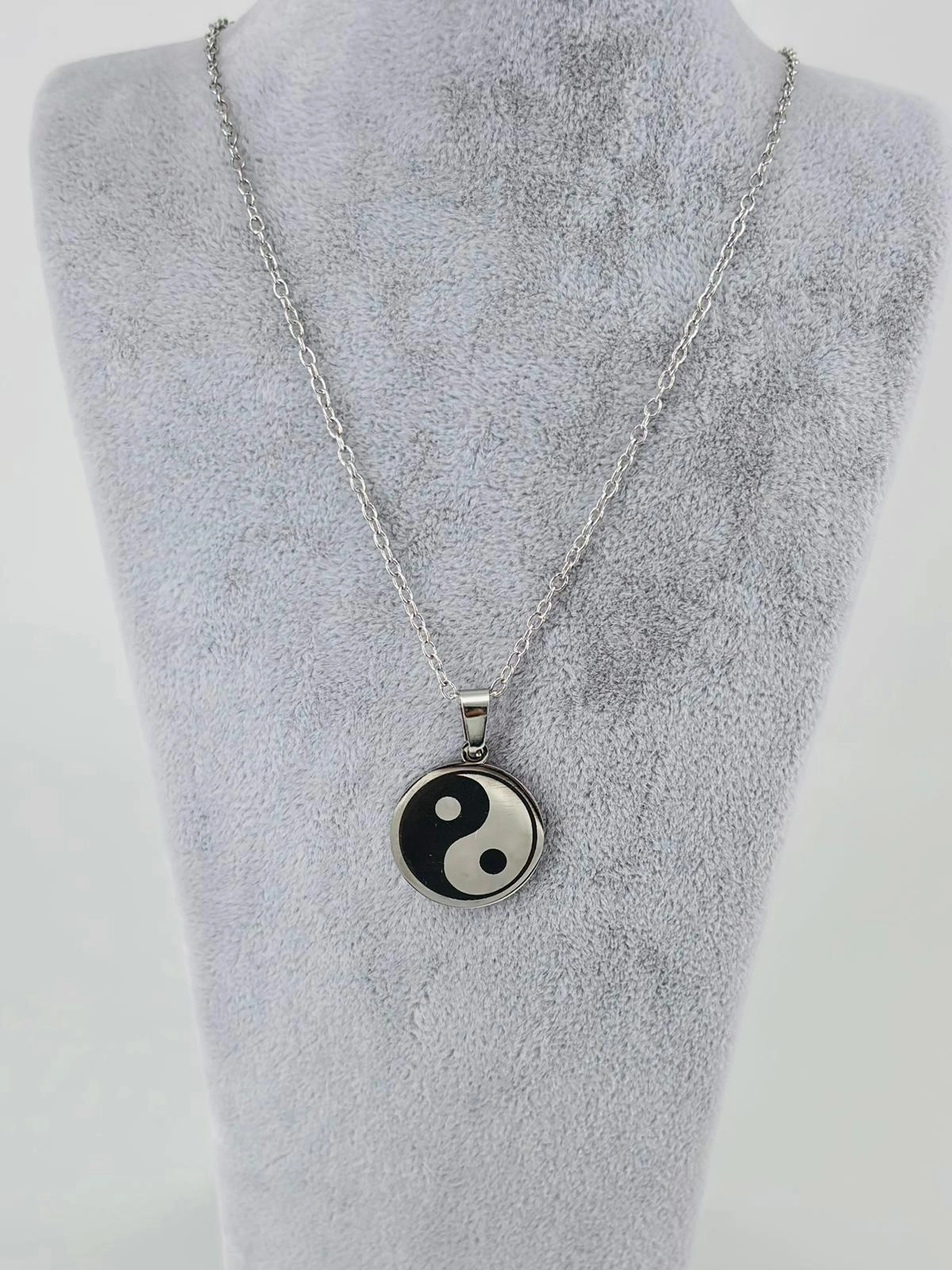 Yin-yang Çelik Erkek Kolye