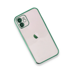 İphone 11 Kılıf Razer Lensli Silikon - Yeşil