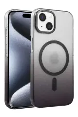 Newface Apple İphone 14 Glossy Magsafe Kapak - Siyah