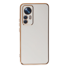 Xiaomi Mi 12t Pro Kılıf Volet Silikon - Beyaz