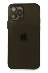 Newface İphone 12 Pro Kılıf Fly Lens Silikon - Siyah