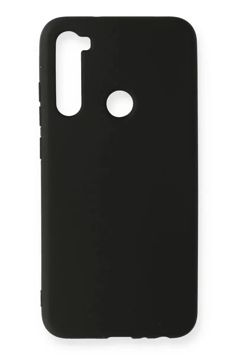 Newface Xiaomi Redmi Note 8 Kılıf Nano İçi Kadife Silikon - Siyah