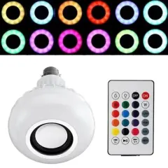 Ledx Al-spkr Kumandalı Bluetooth Hoparlör Ampul 500 Lümen Rgb Ledli E27 Lamba