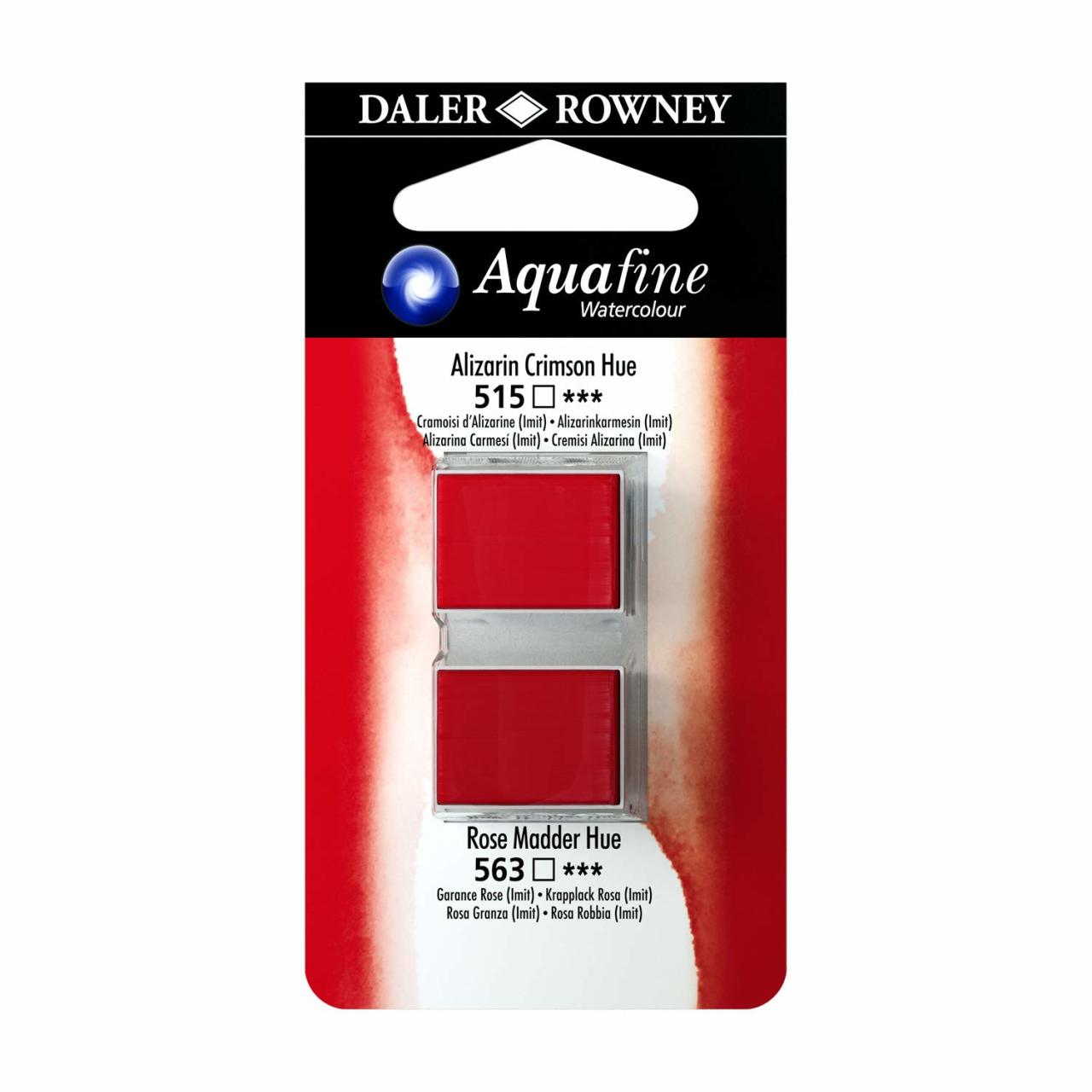 Sulu Boya Tablet 2'li Alizarin Crimson/Rose Madder Hue