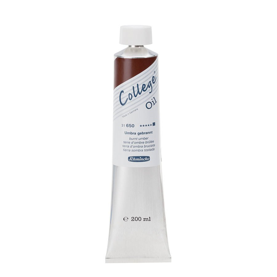 College Yağlı Boya 200ml - N:650 Burnt Umber