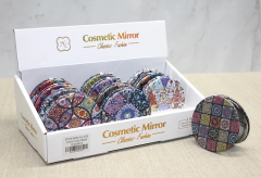 Taşlı El Aynası Yuvarlak İnce Alk3750