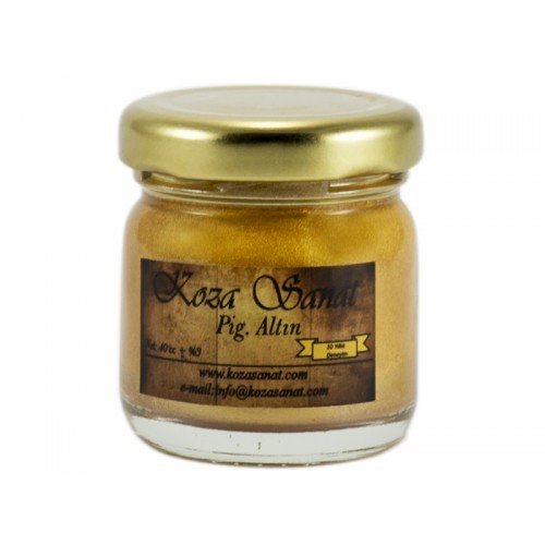 Geleneksel Ebru Boyası 40cc - Pigment Altın