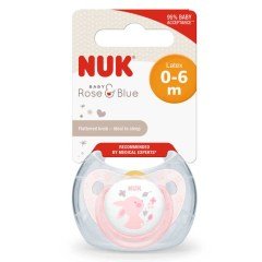 Nuk Baby Rose Kauçuk Kutulu Emzik No:1 (0+ Ay)