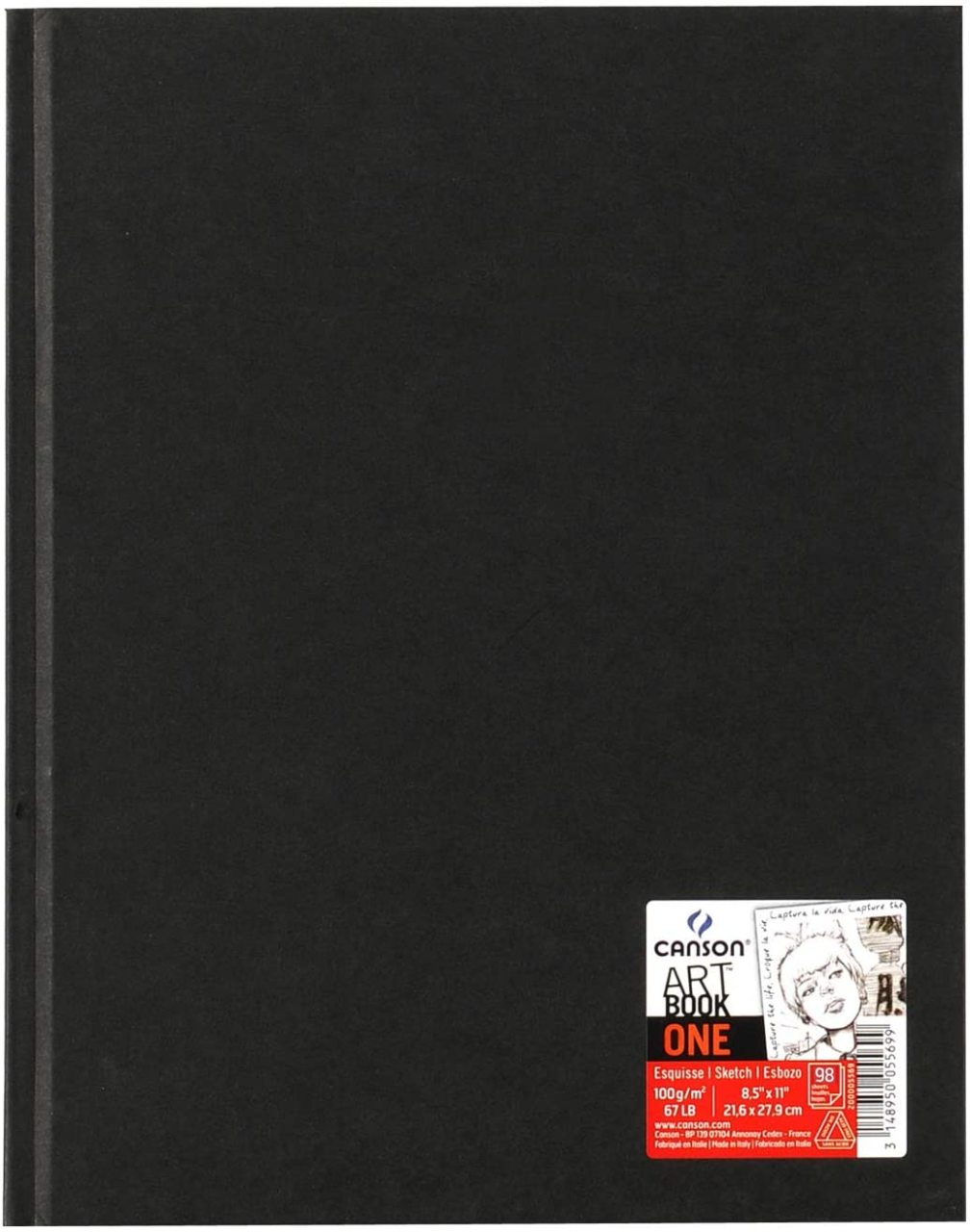 Book One Sert Kapak Eskiz Defteri A4 100gr 98 Yaprak