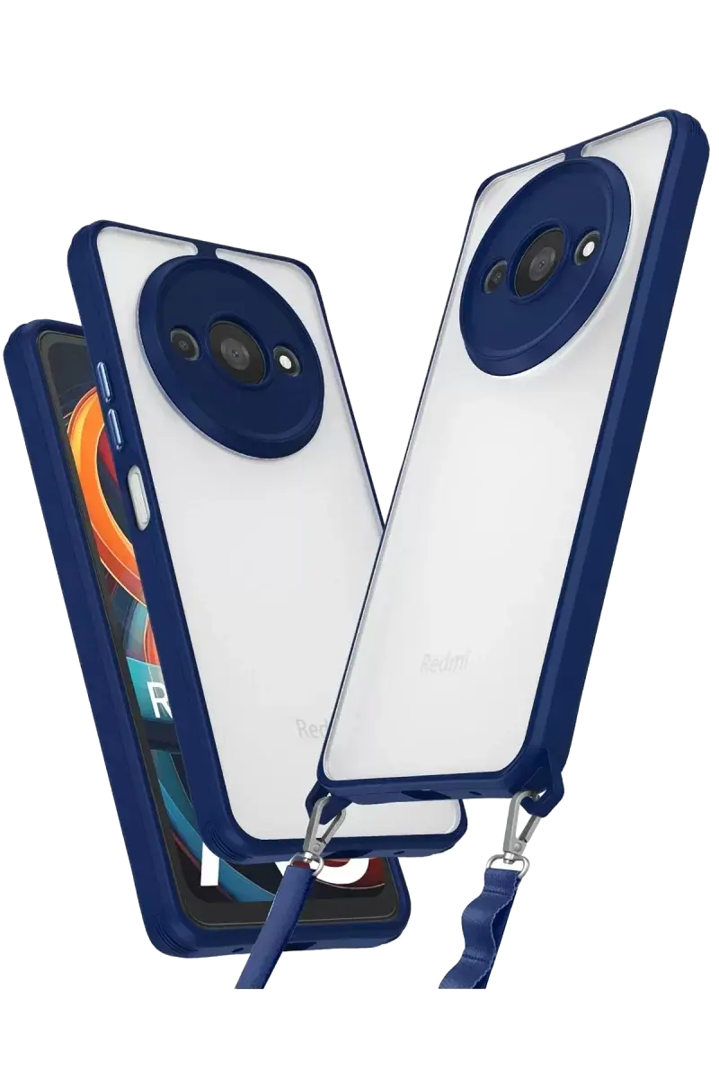 Newface Xiaomi Redmi A3 4g Kılıf Penta Silikon Kılıf - Lacivert