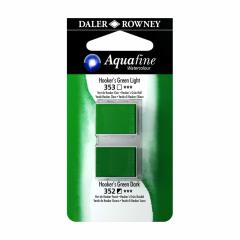 Sulu Boya Tablet 2'li Hookers Green Light/Hookers Green Dark