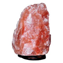 Doğal Himalaya Kaya Tuzu Lambası Kablolu Ampullü Pembe 8-9Kg