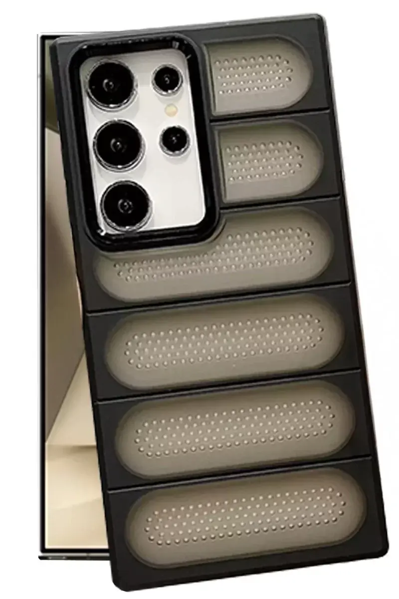 Newface Samsung Galaxy S24 Ultra Kılıf Airmax Silikon Kapak - Siyah
