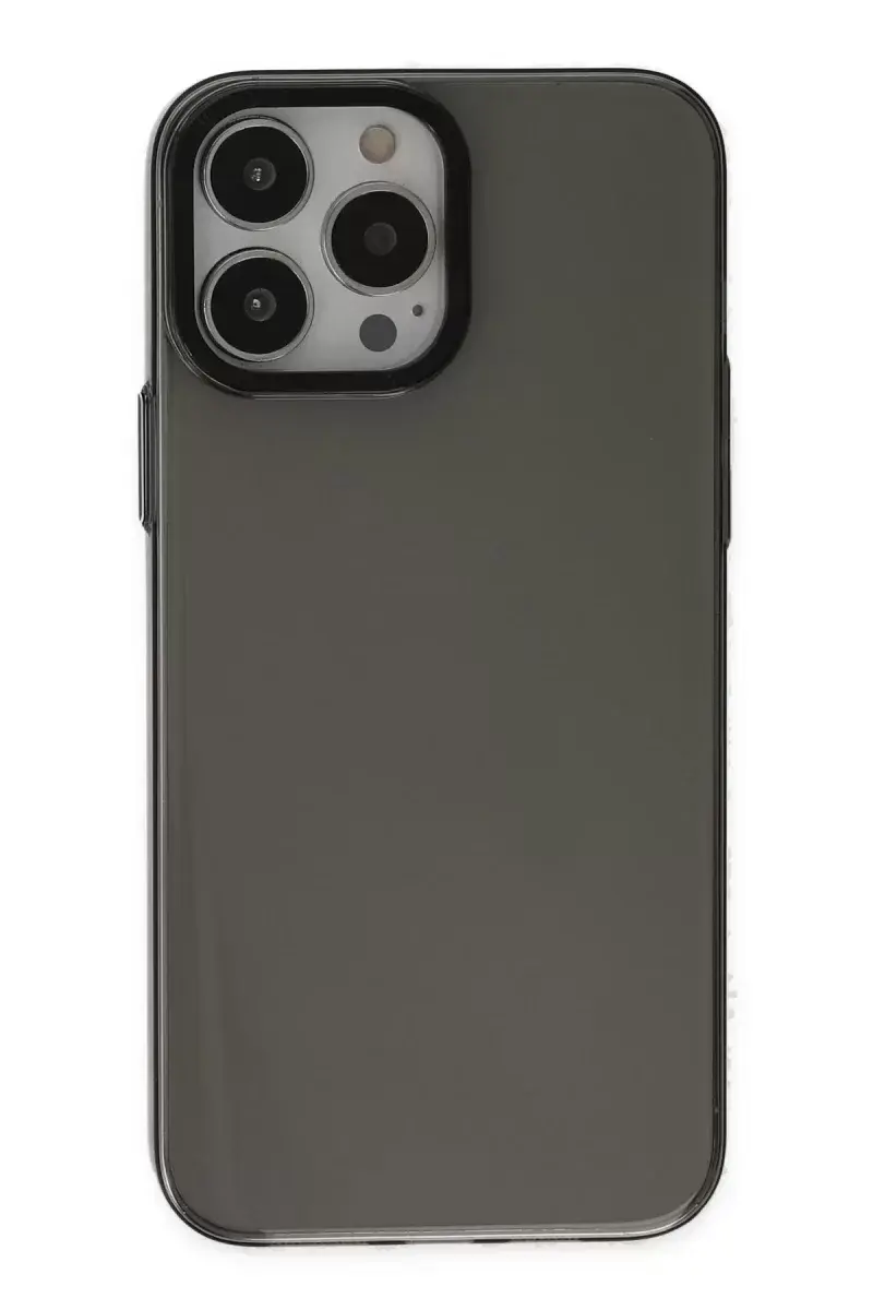 Newface İphone 14 Pro Kılıf Anka Pc Sert Metal Kapak - Siyah